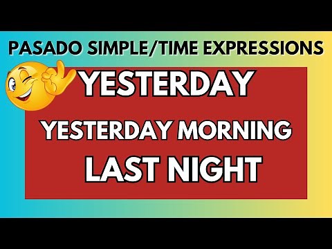 Time expressions en pasado simple