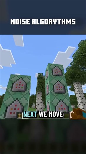 I made this noise algorithm with ONLY COMMANDS #minecraft