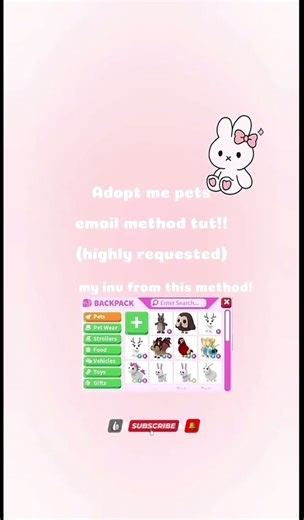 Adopt me easy pets method!💗 #adoptme #adoptmeroblox #free #roblox #fyp #foryou #method #easy #viral