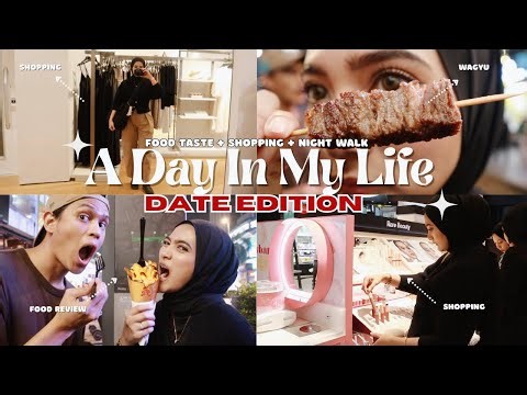 A Day In My Life - Night Walk dekat KL best juga! 🫶🏻 Food Taste + Shopping + Mini Haul 🛍️