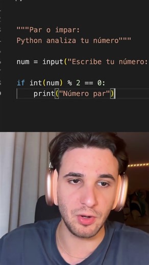 ⚖️ Python juzga tu número: ¿PAR o IMPAR? 😈 #Python