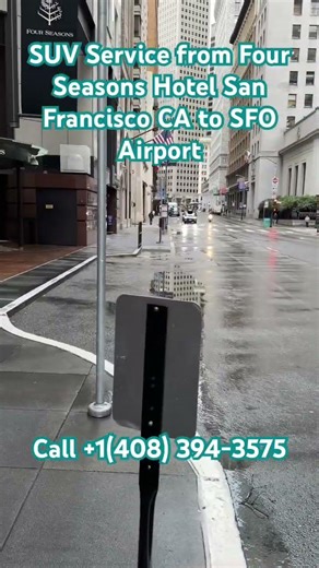 Executive SUV Transfer | Four Seasons SF to SFO Airport | Black Chauffeur Limo Service