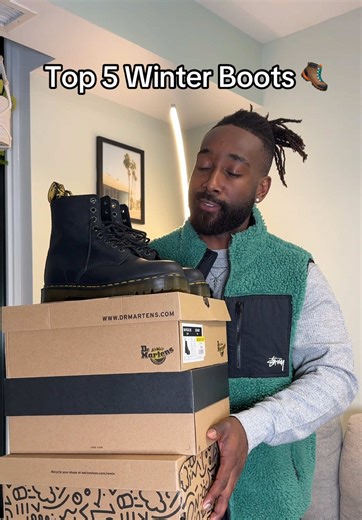 My Top 5 Winter Boots 🥾 🥶 Where to buy & How to style! @Dr. Martens @Eddie Bauer @UGG® @Roots @Native Shoes #streetwear #menswear #mensfashion #howtostyle #winteroutfit #winterboots #boots #hikingboots #ugg #boot #fyp #fashiontiktok