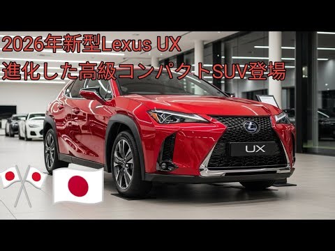 2026年最新Lexus UXフルモデルチェンジ徹底解説ハイブリッド性能と内装の進化都会派プレミアムSUVの真価公開