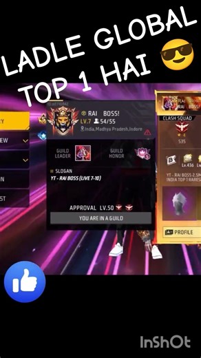 GLOBAL TOP 1 GUILD MEMBER IN 👑 MY FRIENDLIST 🙏 #tondegamer #tgrnrz #shortsfeed
