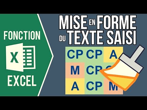 EXCEL - MISE EN FORME AUTOMATIQUE EN FONCTION DU TEXTE SAISI (Cellule qui contient un texte précis)