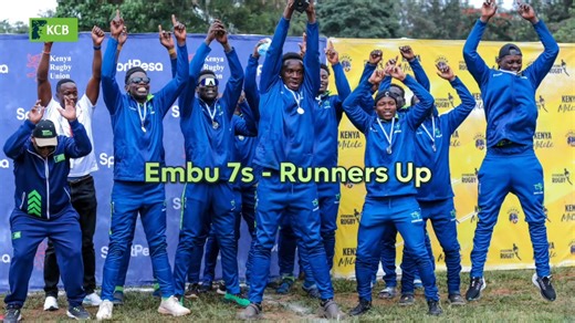 KCB Rugby Club showed up BIG in the 2025 National Sevens Circuit!6 Legs, 6 Finals… consistency unmatched. 4 Titles in the bag, 2 Silvers to top it off, trophy cabinet imejaa, tunaomba carpenter sasa! Driftwood Sevens? Ours, Christie Sevens? Ours, Kabeberi Sevens? Ours, Dala Sevens? You already know Ours! Prinsloo and Embu? Runners-up, but still roaring all the way. And to seal the deal, co-captain Vincent Onyala was crowned the 2025 National Sevens Circuit MVP. Oh, and let’s not forget that this