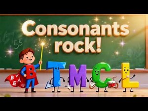 🔡 The Consonants Song for Kids! | Letter Sounds & Phonics Learning | EduBop