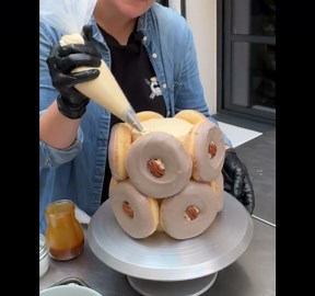 Donuts Tower Cake