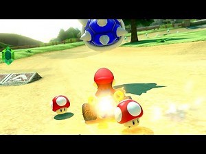 How To Dodge A Blue Shell In Mario Kart 8 Deluxe (with a mushroom)
