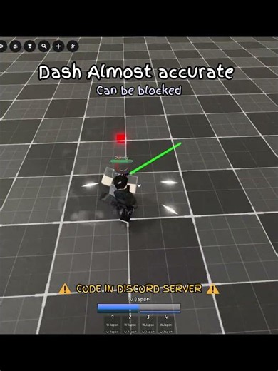 M1's and Dash preset code in jjs skill builder #jjs #jujutsukaisen #jujutsushenanigans