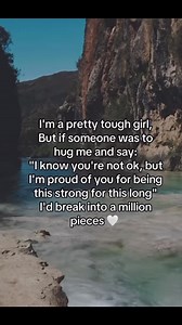 I’m a pretty tough girl, but…. #tough #fypシ゚viralシ #fypシ #quotes #fyp | Beth Marie Casper