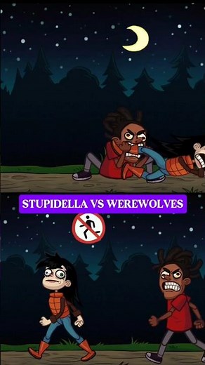 STUPIDELLA VS WEREWOLVES 🐺! 💀Level 7 Walkthrough