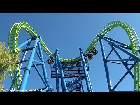 Déjà Vu (Off-ride HD) Six Flags Magic Mountain