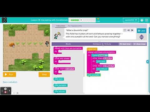 Code.org, Express Course (2021) Lesson 19