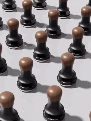 MHW-3BOMBER 54mm Espresso Tamper - 3 Spring Loaded Coffee Tamper with 15lb / 30lbs Replacement Springs - Barista Calibrated Tamper with Sound Feedback - Compatible with 53/54mm Portafilter T6173T-OS