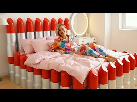 ASMR Lipsticks BED✨ Ultimate Oddly Satisfying AI