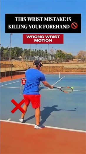 Forehand wrist motion