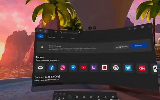 Quest v28更新，在VR中跟踪物理键盘的功能演示