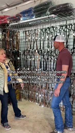 They say tack isn't the solution, but they clearly haven't tried new tack...😉 New tack will in fact solve some of my problems. Don't forget you can save up to 30% off on our sale TODAY! www.kathysshowequipment.com #horsegirlproblems #horsegirl #equestrian #horseshow #westerntack | Kathy's Show Equipment