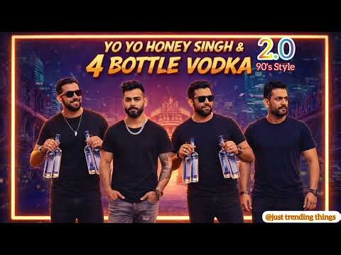 Yo Yo Honey Singh – 4 Bottle Vodka 2.0 | Just Trending Things 🔥