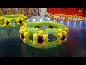 TurboBeads: Sunflower Cuff Tutorial
