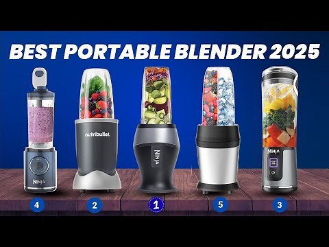 🔥Top 5 Best Portable Blenders (2025) - Ultimate Buying Guide & Reviews!