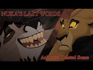 The Lion King II: Simba's Pride - Nuka's Last Words - Fully Animated (FANMADE)