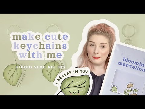 How I Make Keychains for my Small Art Business using Sticker Mule - plus Honest Sticker Mule Review