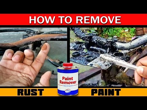 How to Remove Paint and Rust From Motorcycle Frame