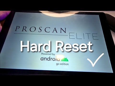 PROSCAN ELITE DVD/TABLET COMBO Hard Reset