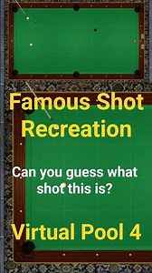 Virtual Pool 4 - Famous Shot Recreation