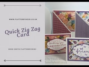 Fun Fold #69 How to make a Zig Zag Card fun Fold CRAFT HOW TO