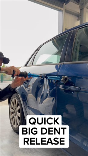 Satisfying Fast Big Dent Removal… #carrepair #automobile #detailing #paintlessdentrepair #dentrepair