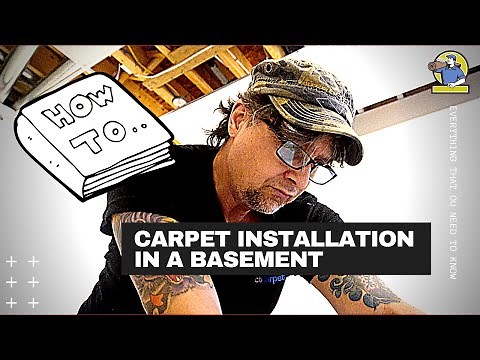 Carpet Installation Over Concrete In a Basement