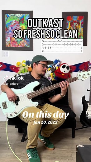 OutKast So Fresh and So Clean Bass Tutorial