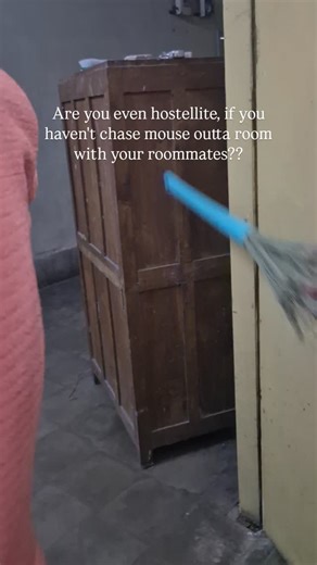 unfiltered on Instagram: "Hostel core unlocked 🐁🏃‍♀️ Are you even hostellite, if you haven't chase mouse outta room with your roommates?? #reels #reelitfeelit🧚🏼‍♀️ #reelkarofeelkaro❤️ #medschool #algorithms"