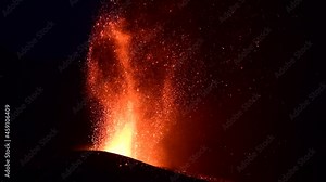 Volcanic eruption in La Palma Canary Islands 2021