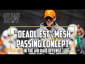Deadliest "Mesh" Passing Concept in the Air Raid Offense