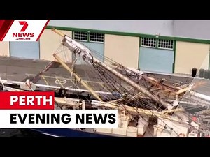 Container ship's collision into Fremantle Port; E-bikes terrorise local golf club | 7NEWS Perth