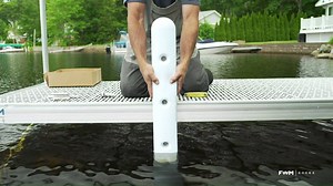 FWM Docks Adjustable Vertical Bumper Do you really need to adjust the height of your dock above the water? Why not just adjust the bumper? These 35″ bumpers can move anywhere on your dock frame and can adjust up to 30″, so they’re always in the correct position for your boat. https://fwmdocks.com/product/adjustable-vertical-bumper/ | FWM Docks / EZ-Dock Northeast