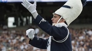Blue Band drum major marches into the spotlight for 'This is Penn State' | Penn State University