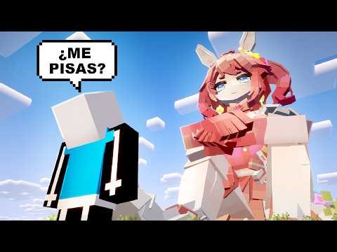 Minecraft but with giant waifus