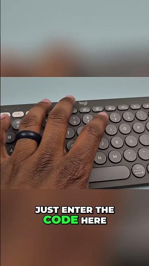 Connect Pebble Keyboard to Laptop: Easy Bluetooth Setup #shorts