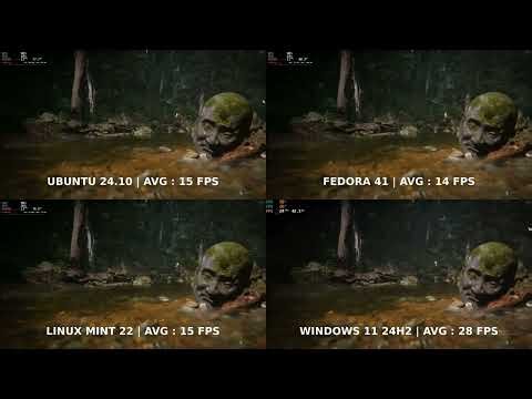 Windows VS Ubuntu VS Fedora VS Linux Mint | Linux Gaming Benchmarks