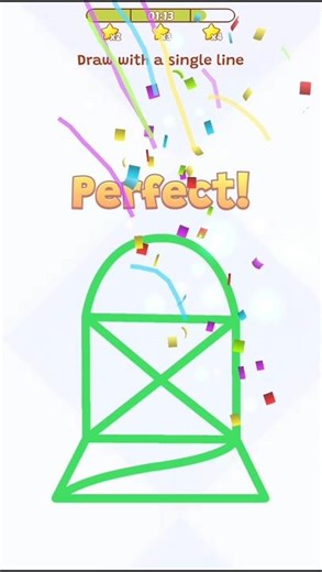 draw with a single line level 27 #gameandroid #drawline #lineart