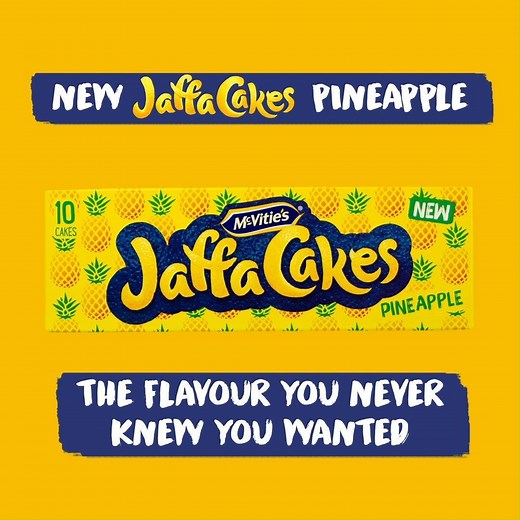 The flavour you never knew you wanted. #JaffaCakesPineapple | Jaffa Cakes