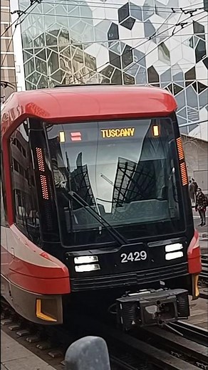 Calgary Transit Siemens Series 9 S200 as Red Line to Tuscany Station arriving City Hall Station