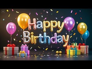Famous happy birthday song Classic traditional SLOW happy birthday song to sing when blowing candles