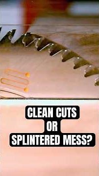 Crosscut Blade 101 #tools #woodworkingshorts